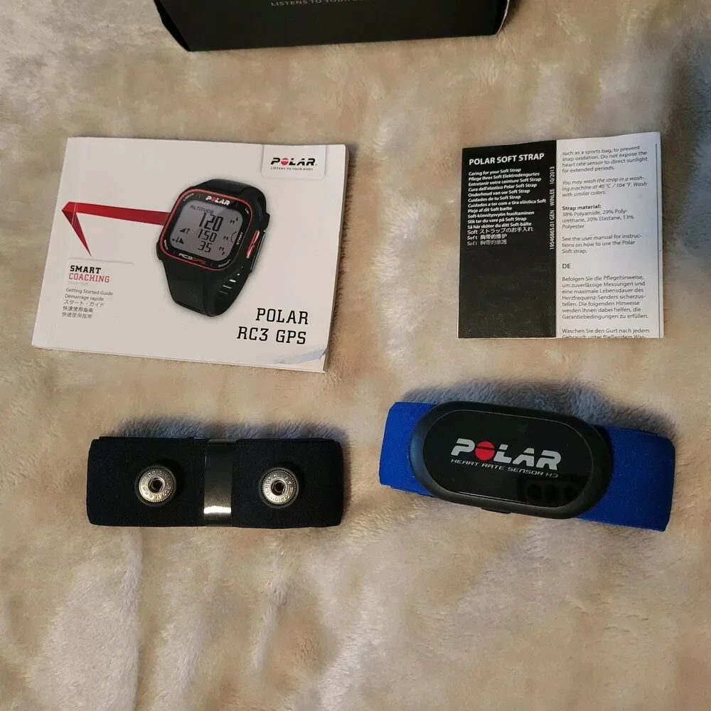 Polar RC3 GPS Running Watch Heart Rate Compatible Sport Fitness Watch